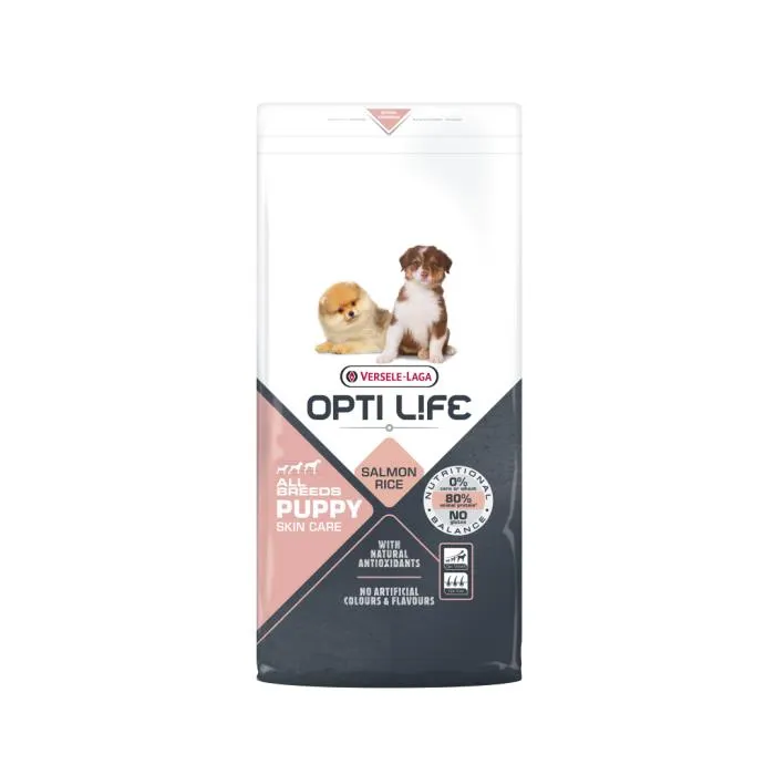Opti Life Puppy Skin Care All Breeds Hondenvoer 12,5kg