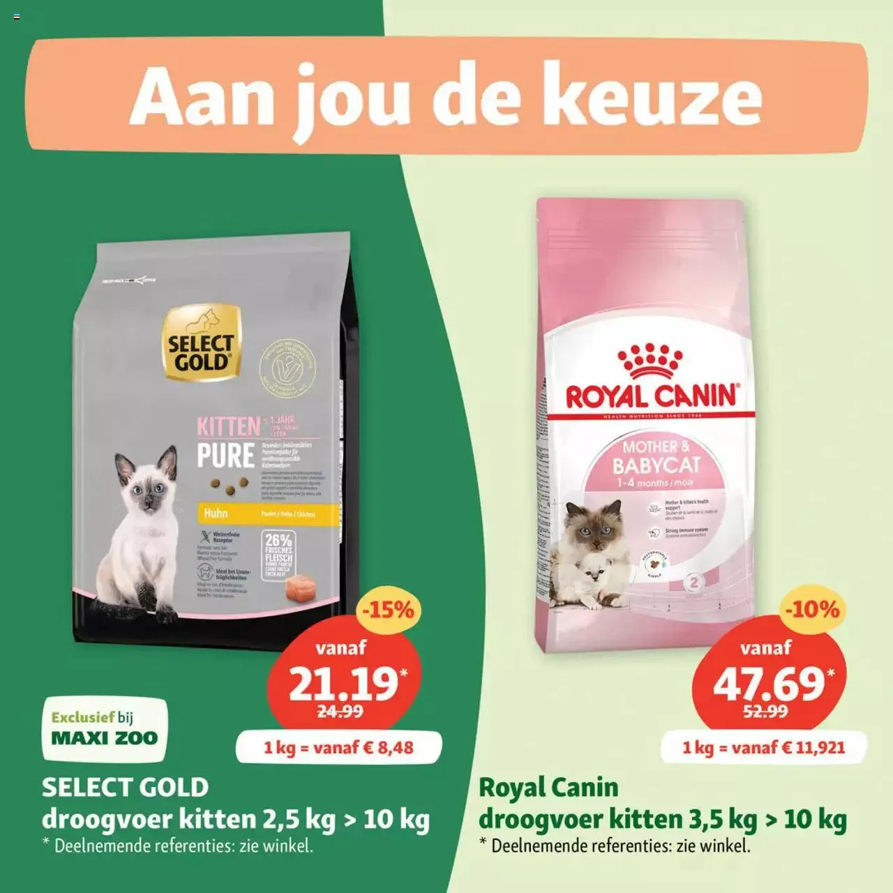 Maxi Zoo folder van 9 april tot 31 december 2024 - folder pagina 1