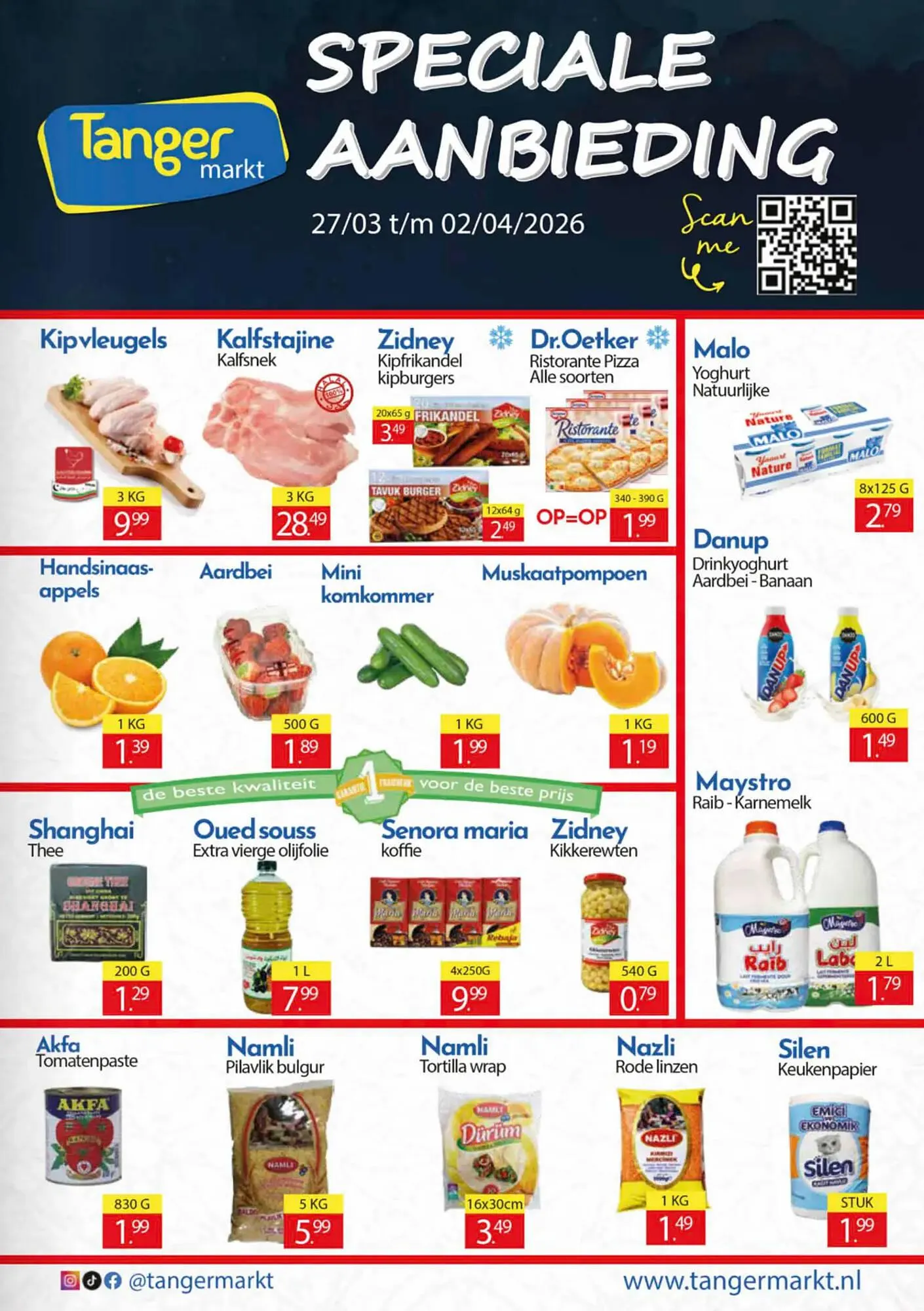 Tanger Markt folder van 29 maart tot 2 april 2026 - folder pagina 1