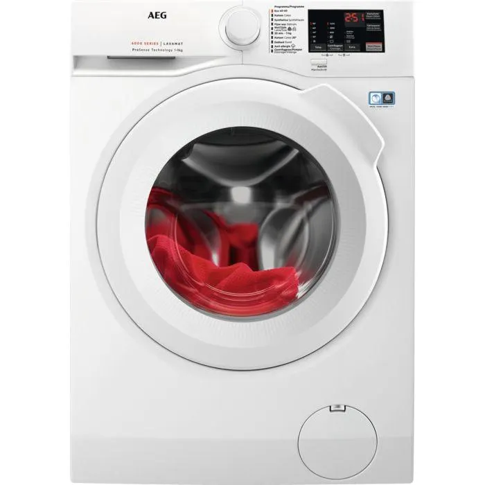 AEG wasmachine L6FBI94BBW - 9kg - 1400T/min - Energieklasse A