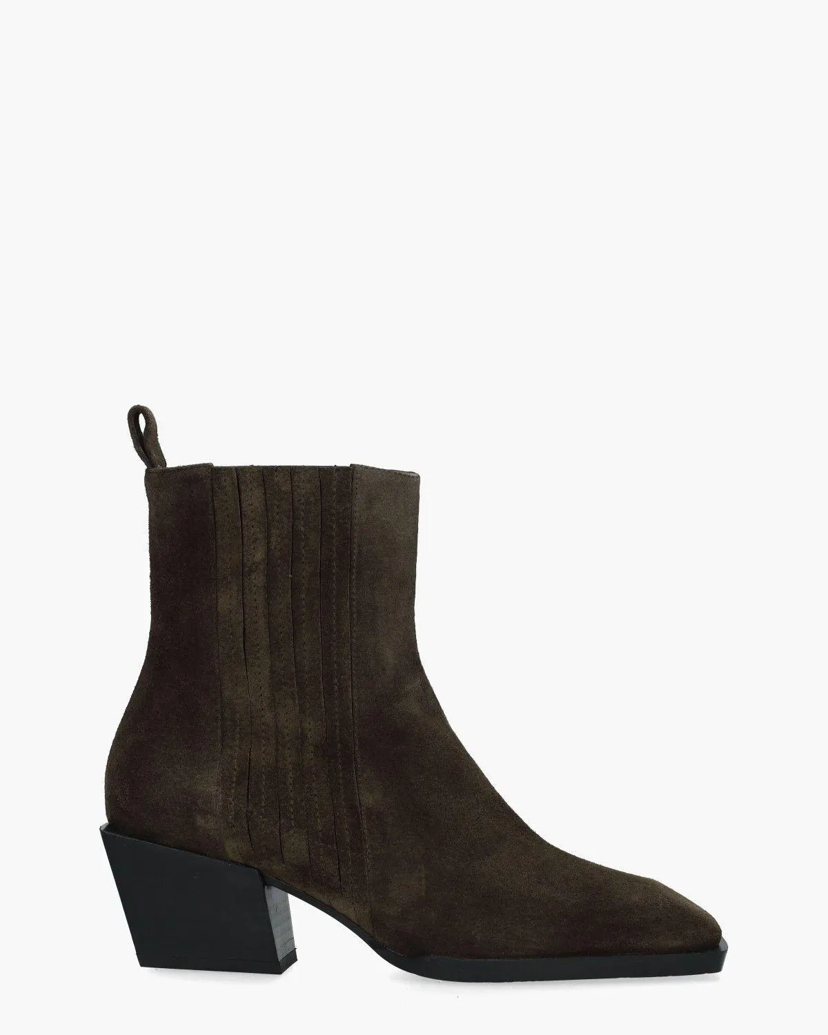 8332 Donkerbruin Dames Chelseaboots