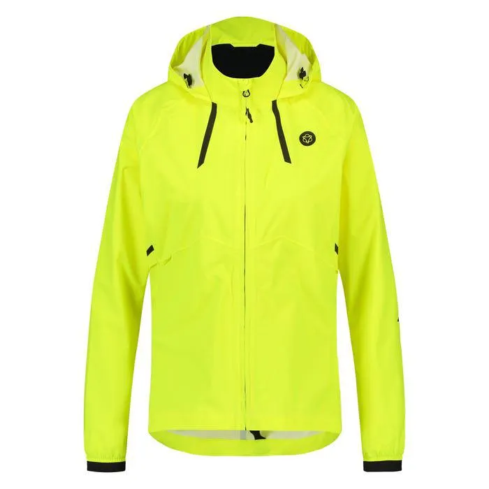 Compact Regenjas Commuter Dames Hi-vis