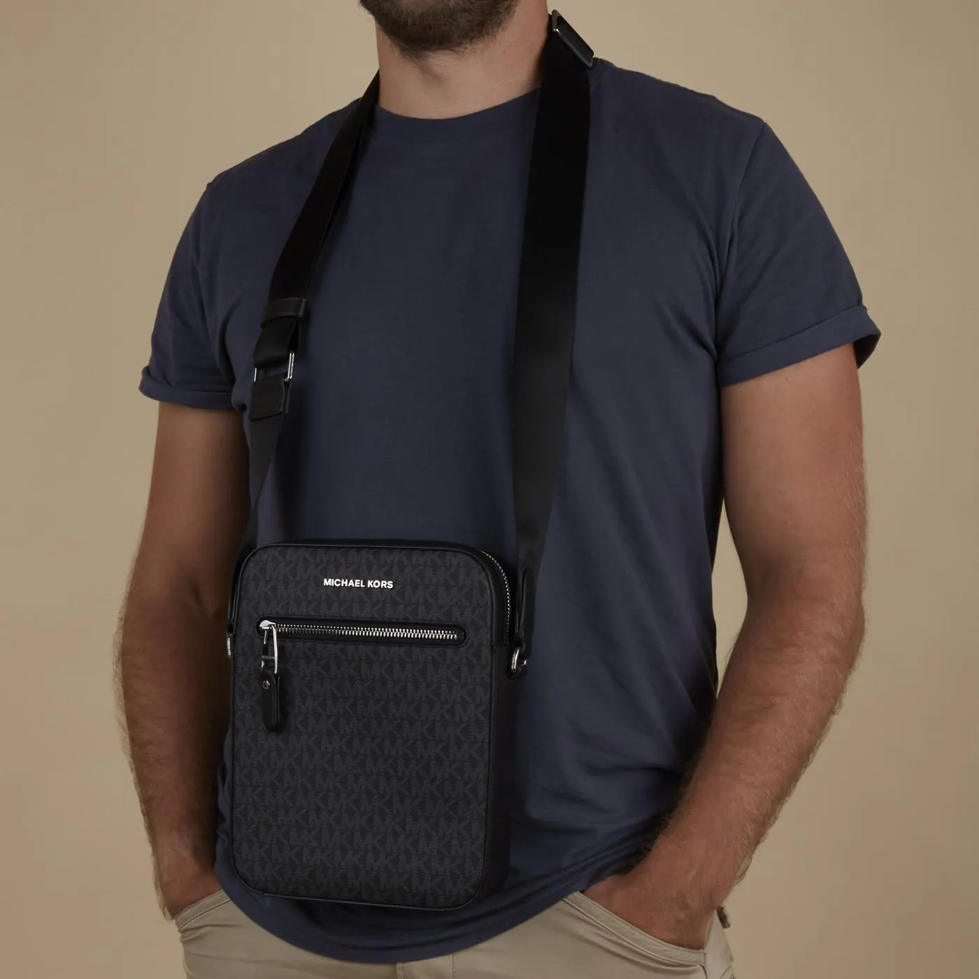 Varick Zwarte Crossbody Tas 33F9LVAC6U-001