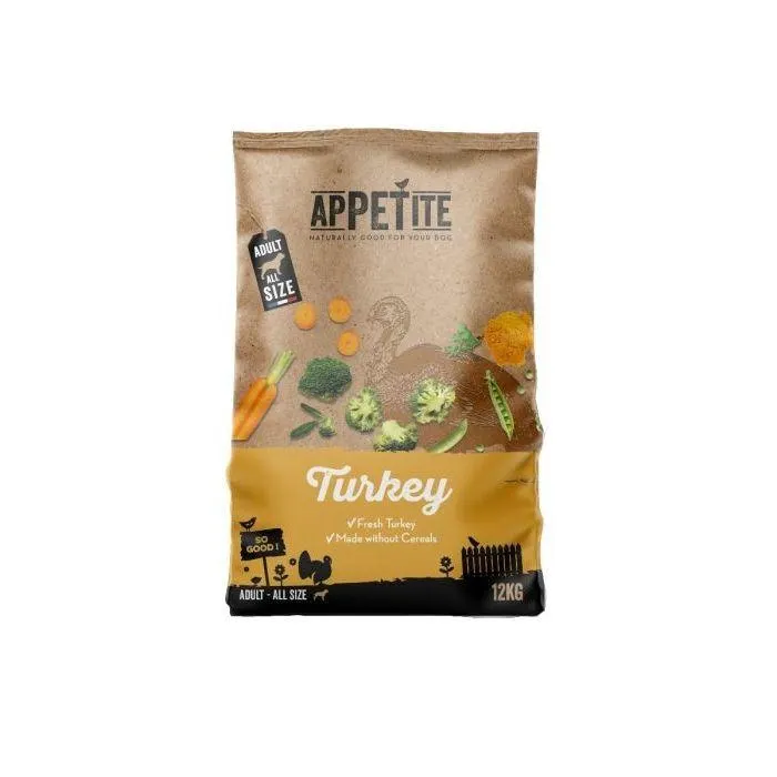 Appetite Brokken Graanvrije Met Kalkoen Hond (adult/ Alle) 12kg