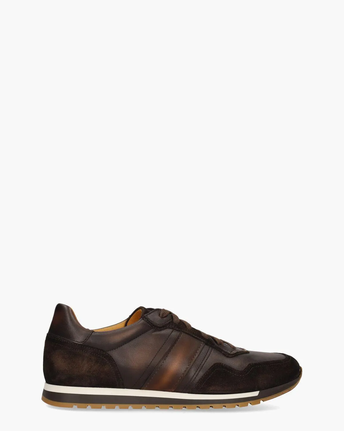 26099 Donkerbruin/Cognac Herensneakers