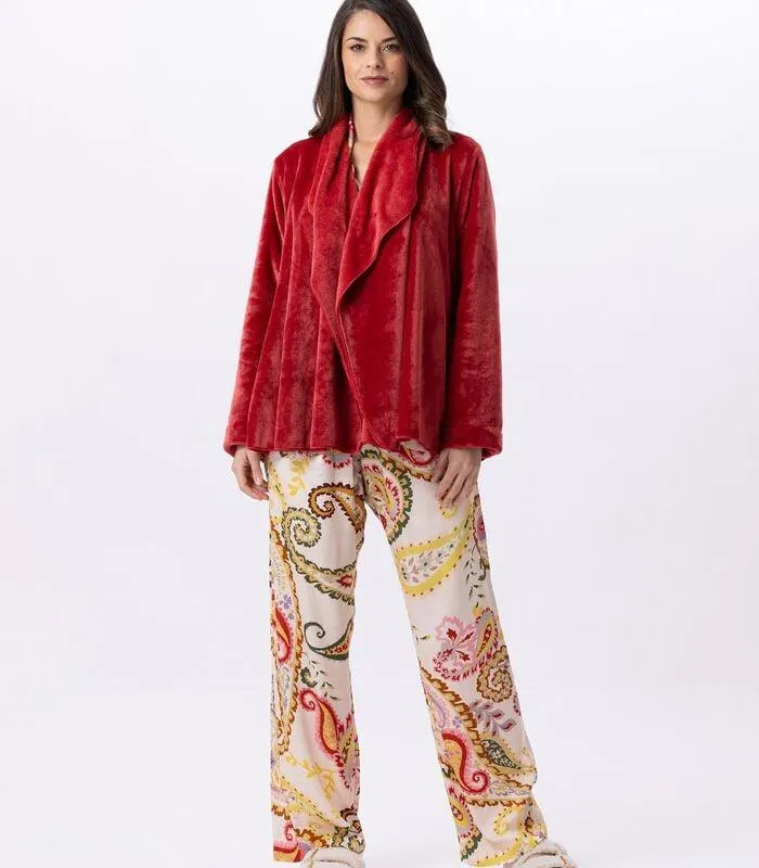 ESSENTIEL 873 pluchen flanellen jas