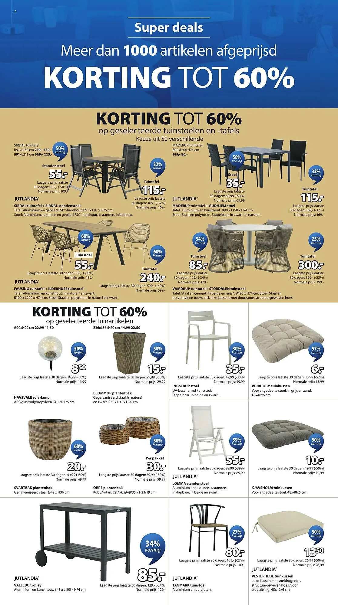 Jysk folder van 2 april tot 1 mei 2026 - folder pagina 2