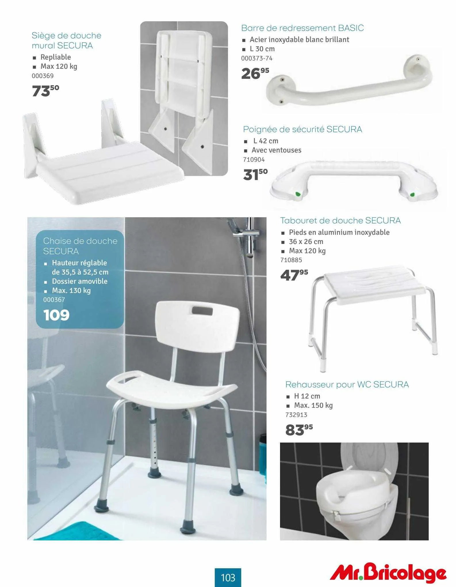 Mr Bricolage Magazine Sanitair van 11 september tot 28 september 2023 - folder pagina 103