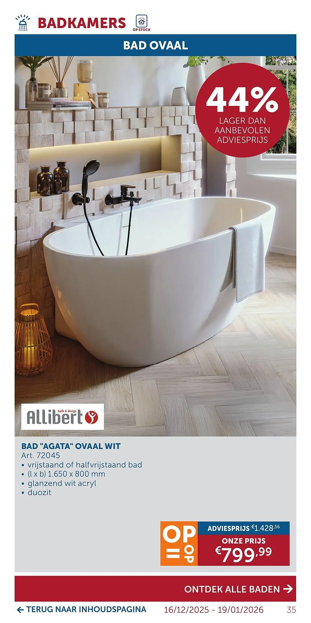 Zelfbouwmarkt folder van 15 december tot 19 januari 2026 - folder pagina 35