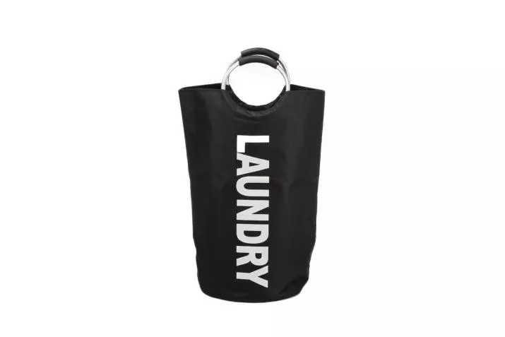 Linnenmand Wishy Washy 36x36x63cm zwart