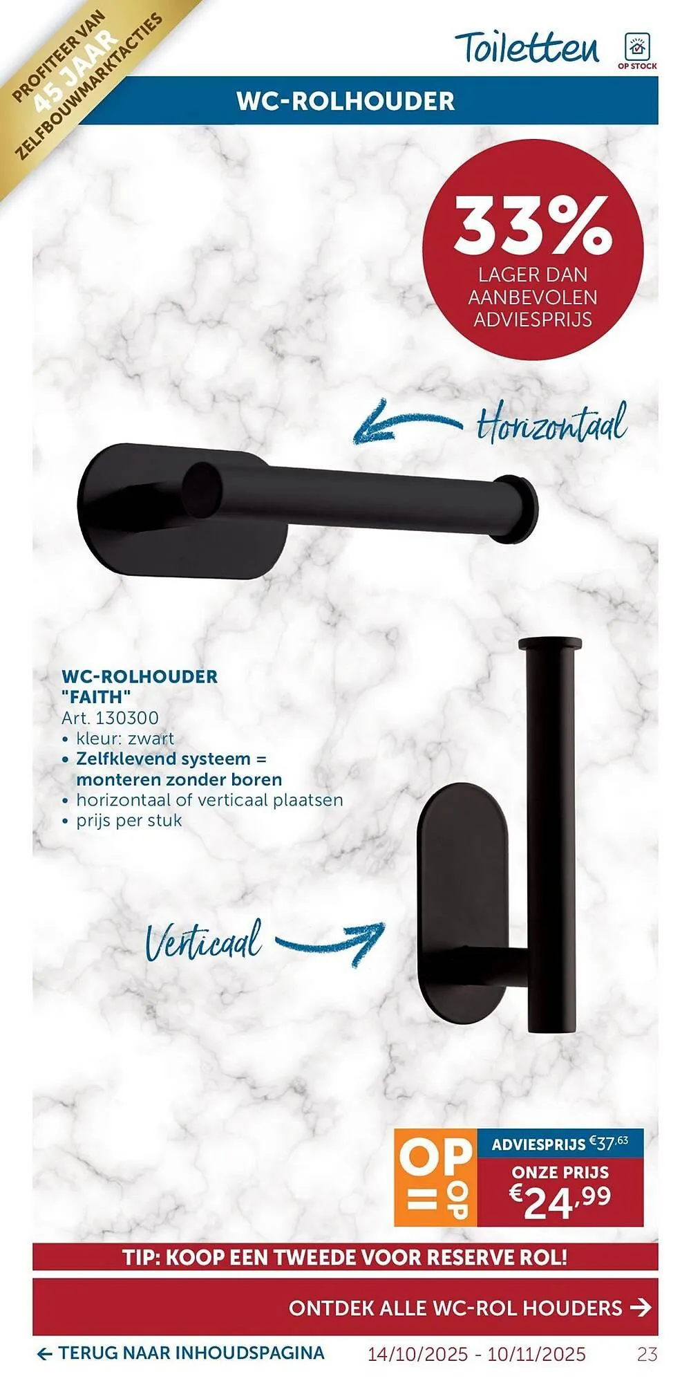 Zelfbouwmarkt folder van 14 oktober tot 10 november 2025 - folder pagina 23