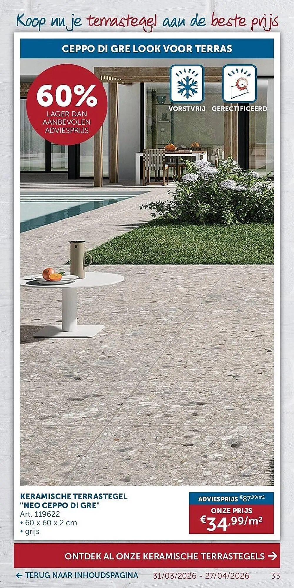 Zelfbouwmarkt folder van 31 maart tot 27 april 2026 - folder pagina 33