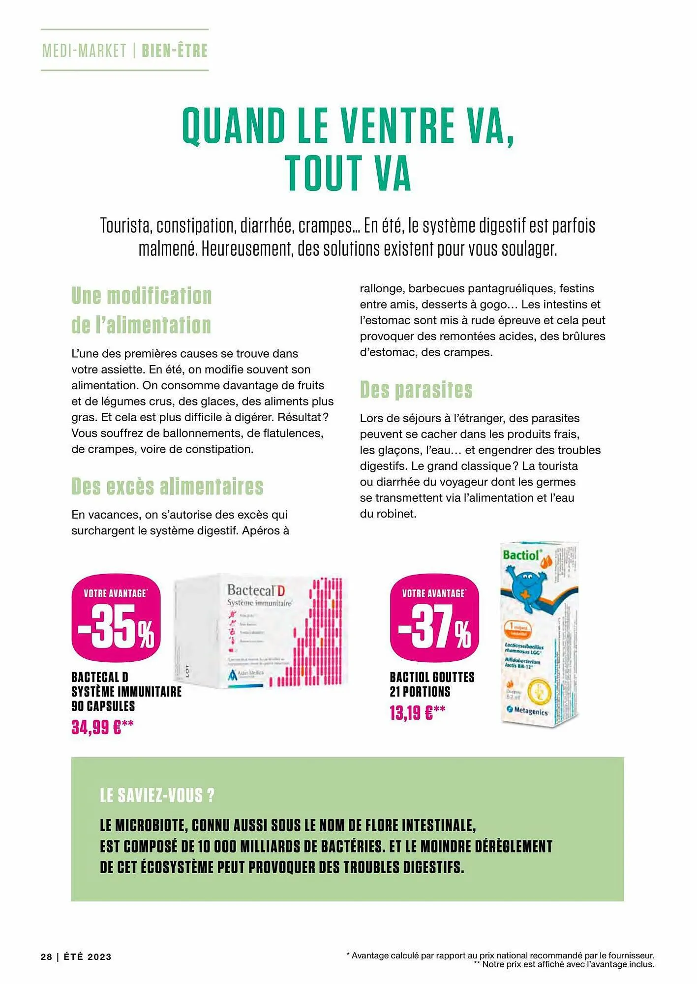 Medi Market Magazine van 20 juli tot 31 augustus 2023 - folder pagina 28