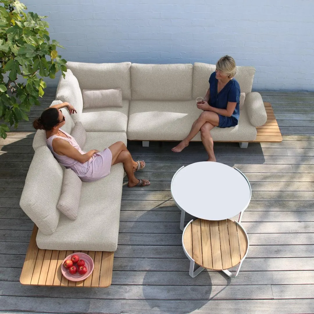 Miami loungeset white mat