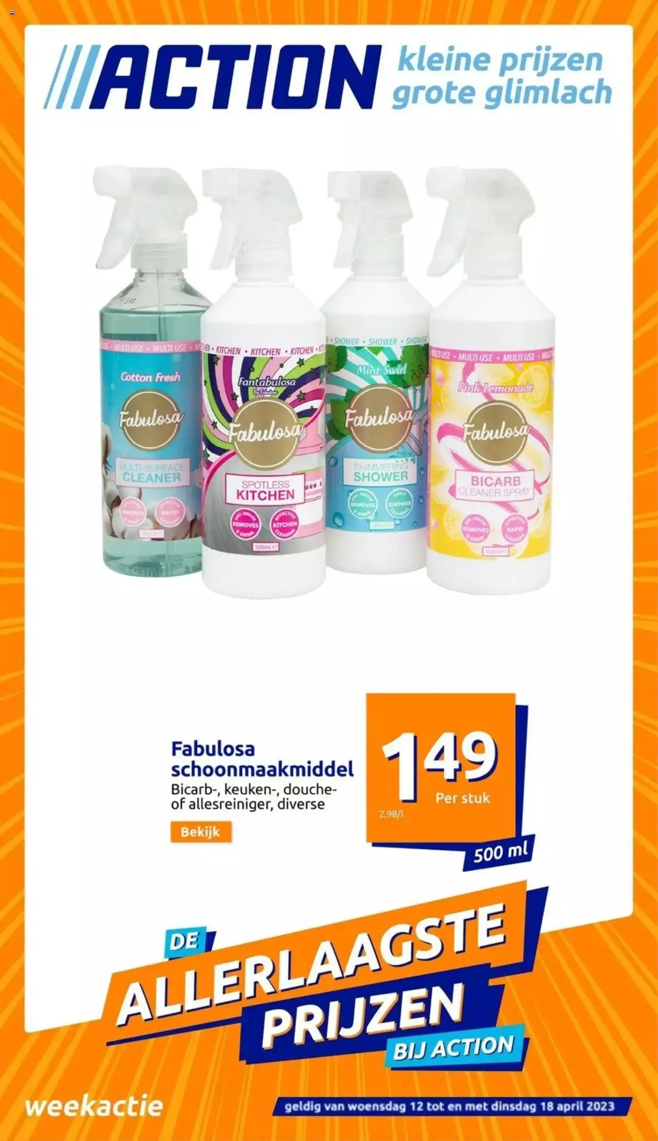 Action folder week / semaine 15 van 18 april tot 31 december 2023 - folder pagina 1