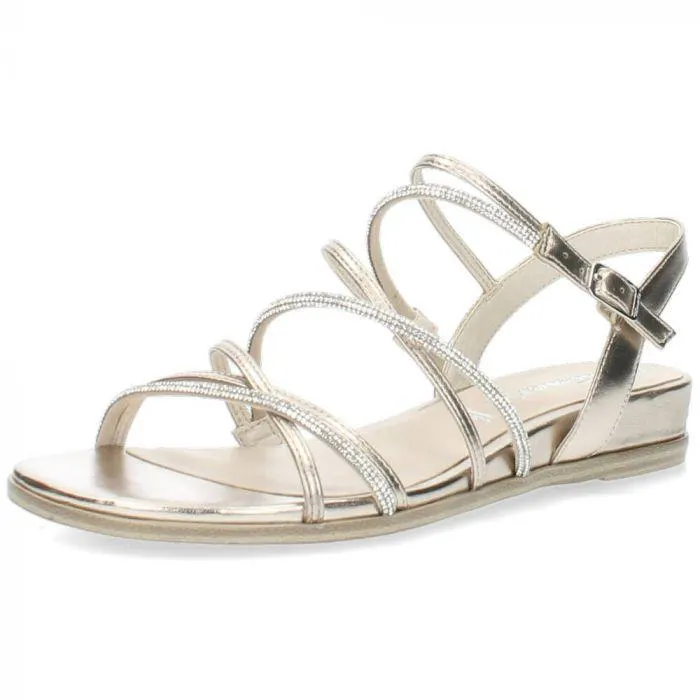 Metallic gouden sandalen