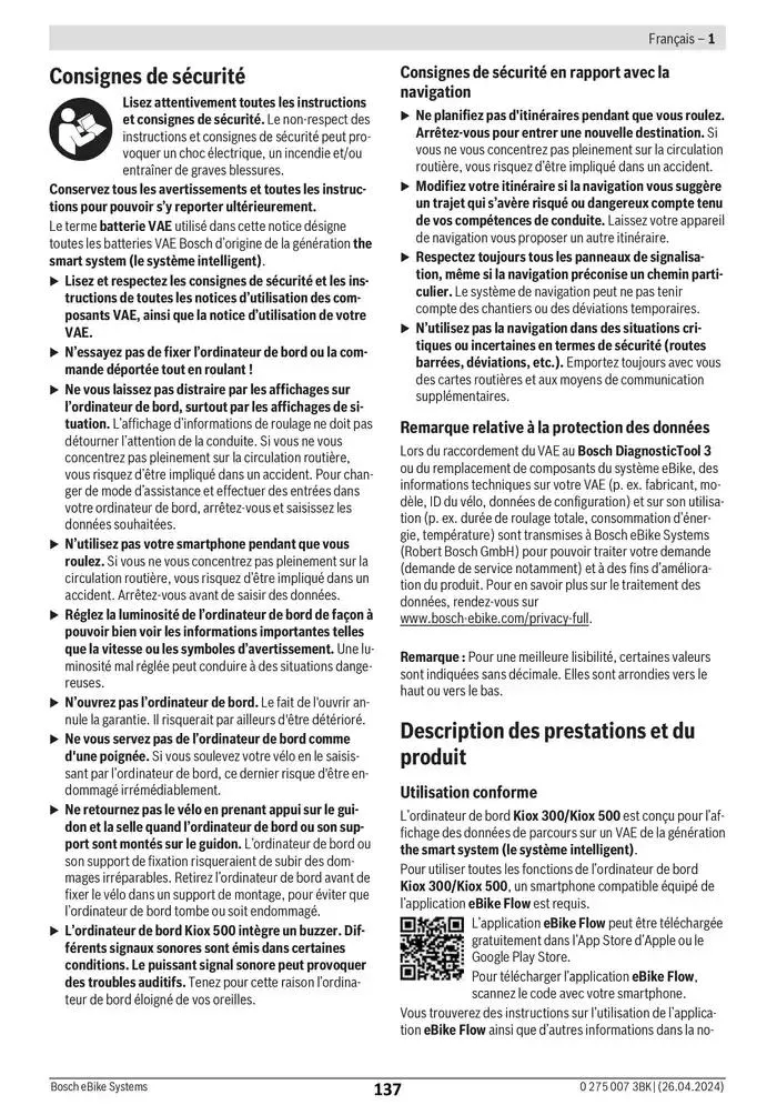 Electric Bike Manual van 12 februari tot 12 augustus 2025 - folder pagina 137