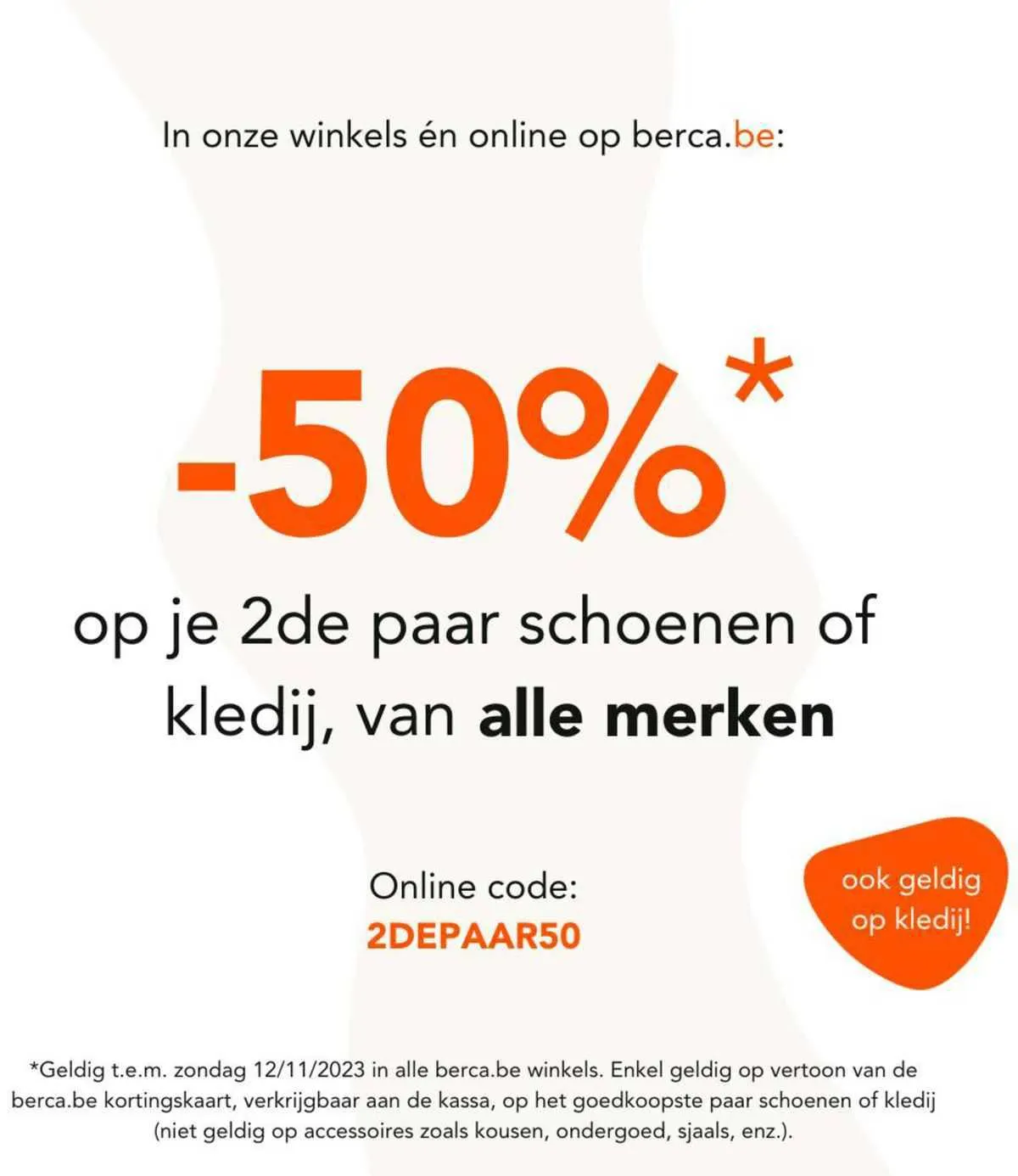 Berca Shoes Folder van 3 november tot 3 november 2023 - folder pagina 1