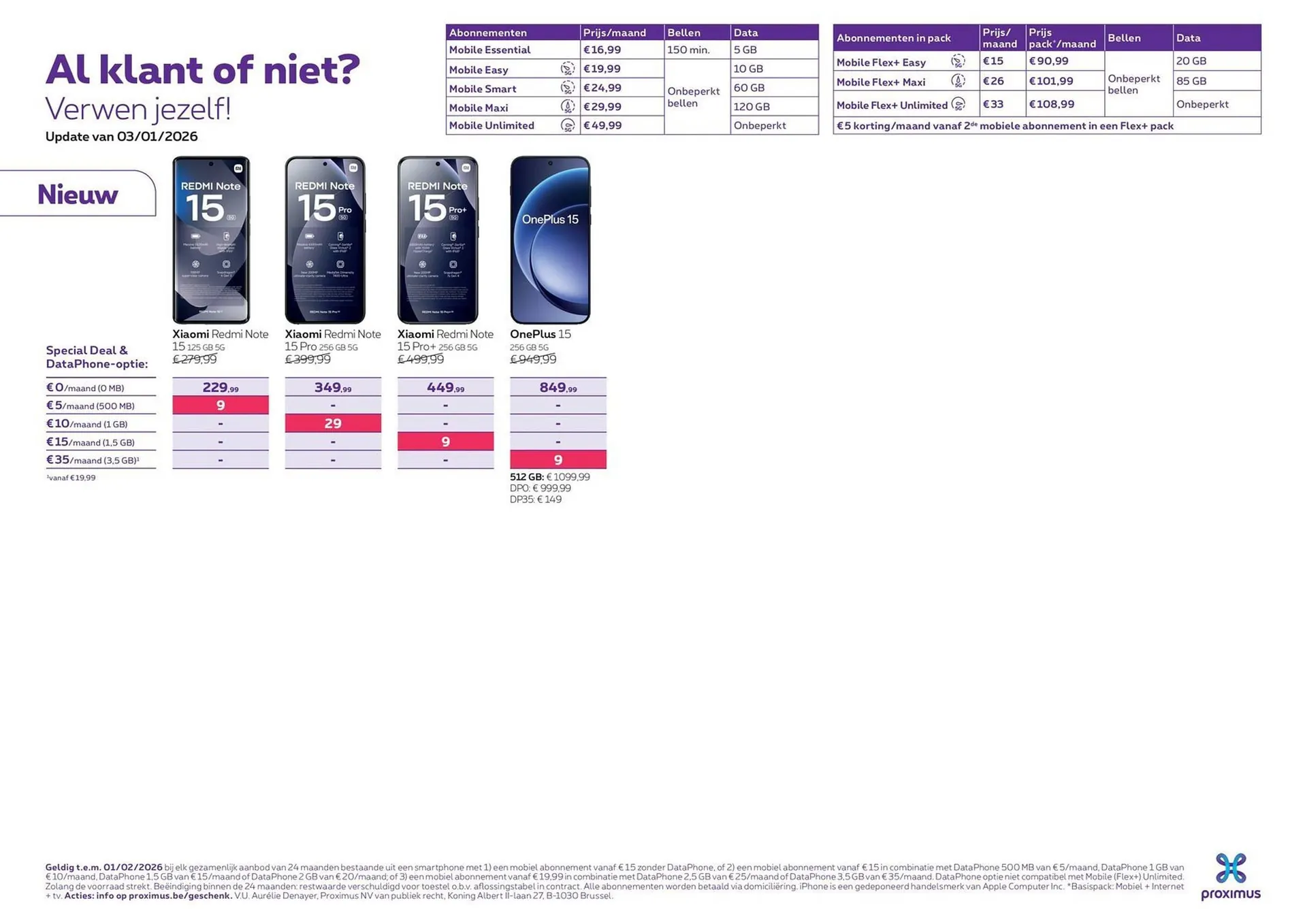 Proximus folder van 8 januari tot 2 februari 2026 - folder pagina 4
