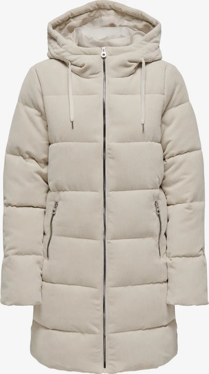 ONLY Winterjas 'ONLDolly' in Lichtbeige