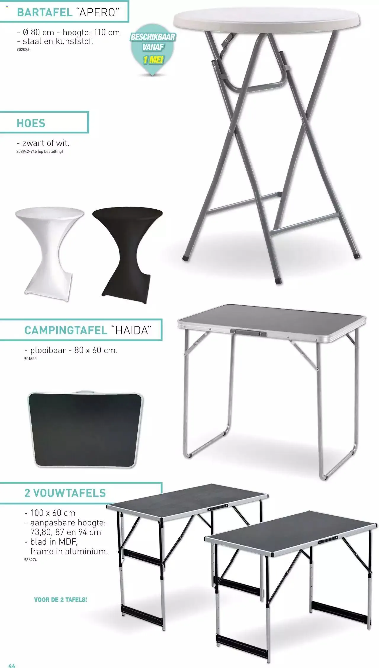 Hubo - Tuinmeubelen Special 2023 van 30 juni tot 31 december 2023 - folder pagina 44