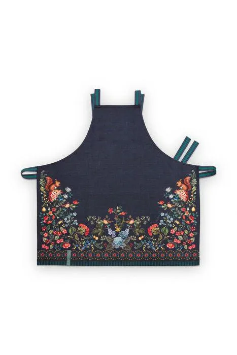 Apron Winter wonderland Overall Dark blue