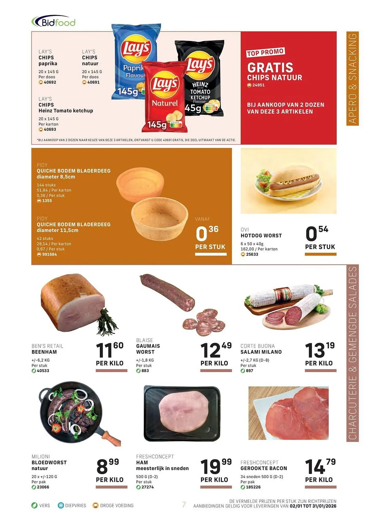 Bidfood magazine van 2 januari tot 31 januari 2026 - folder pagina 7
