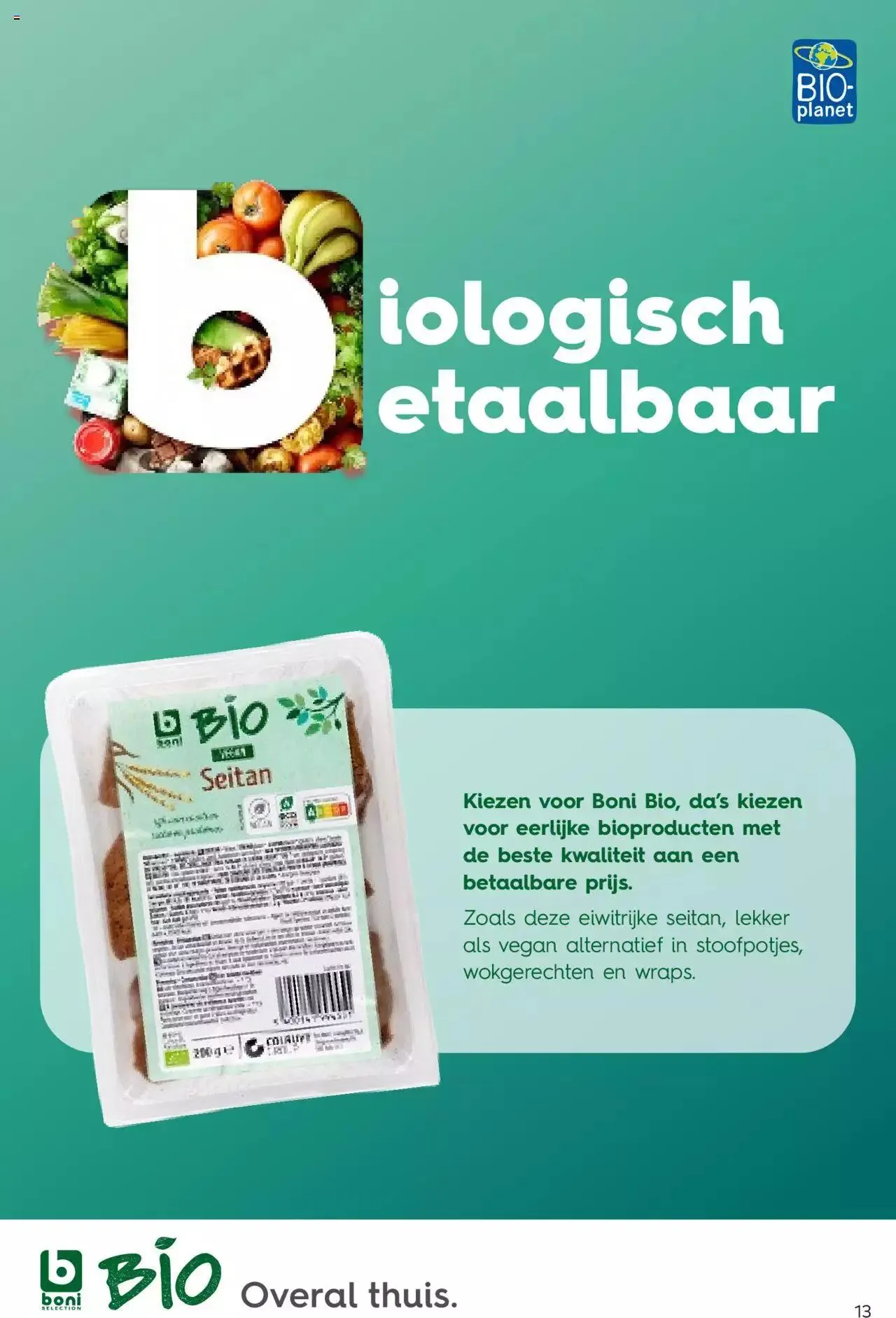BioPlanet folder van 28 maart tot 31 december 2023 - folder pagina 13