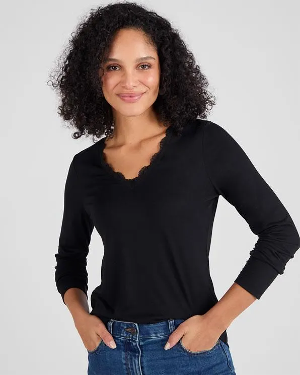 Thermol'love kanten T-shirt