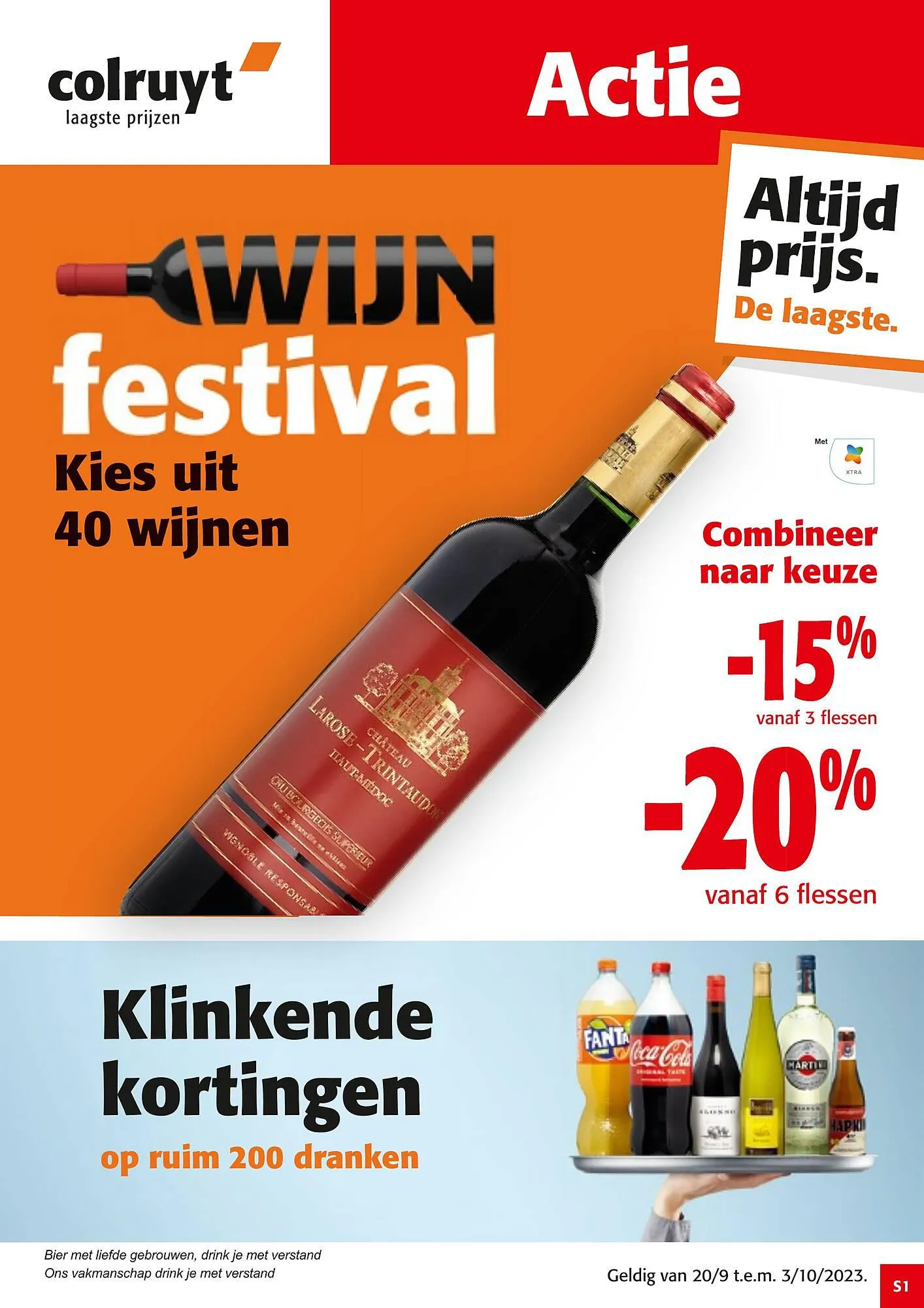 Colruyt folder van 20 september tot 3 oktober 2023 - folder pagina 1