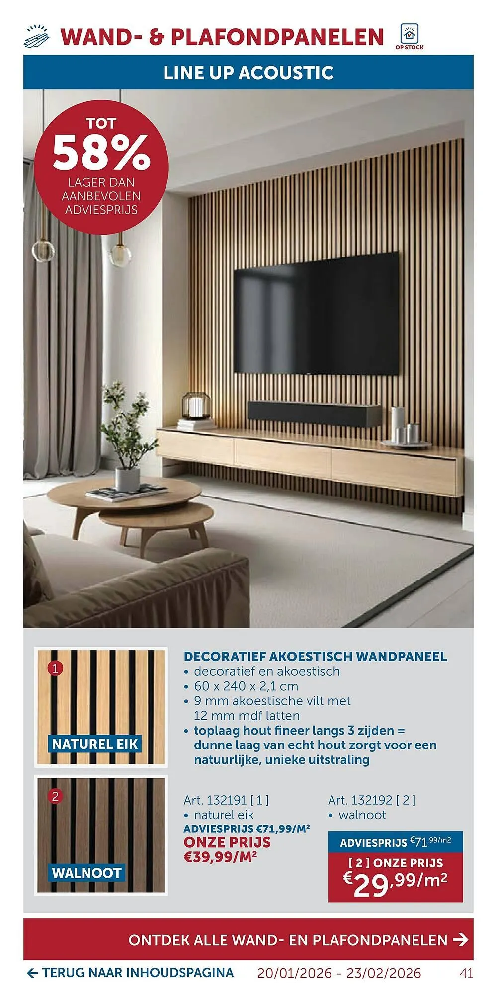 Zelfbouwmarkt folder van 20 januari tot 23 februari 2026 - folder pagina 41