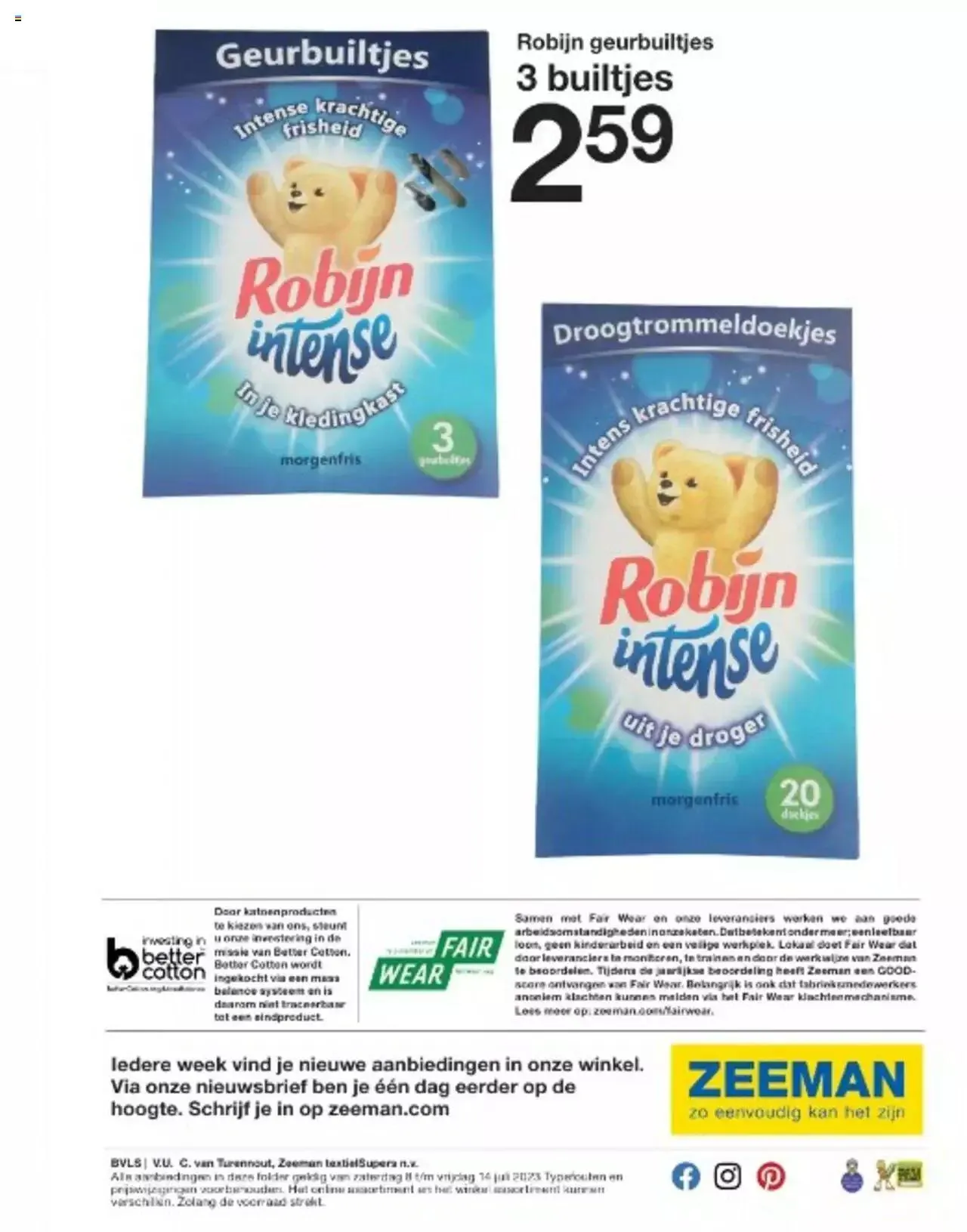 Zeeman folder van 14 juli tot 31 december 2023 - folder pagina 5