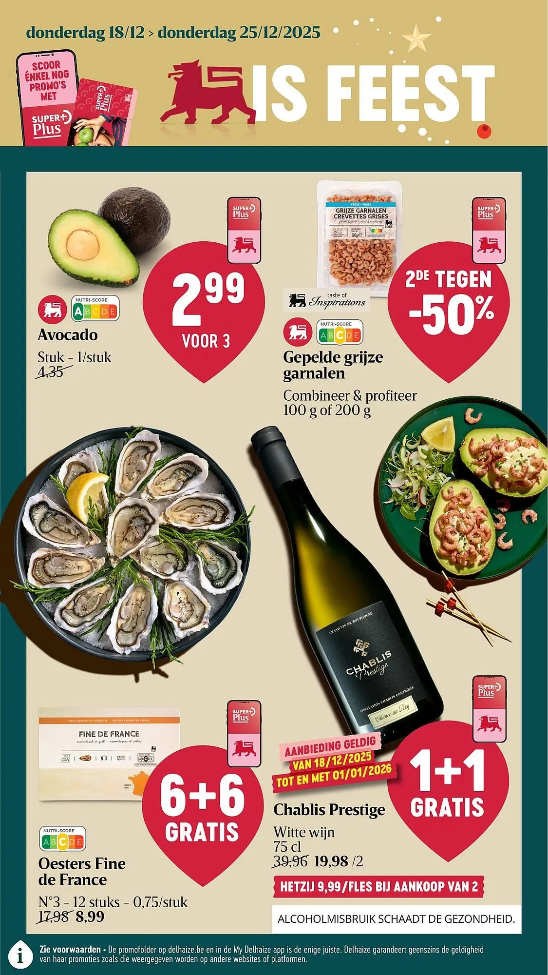 AD Delhaize folder van 18 december tot 24 december 2025 - folder pagina 1