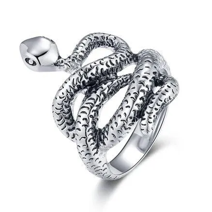 Ring in edelstaal, slang