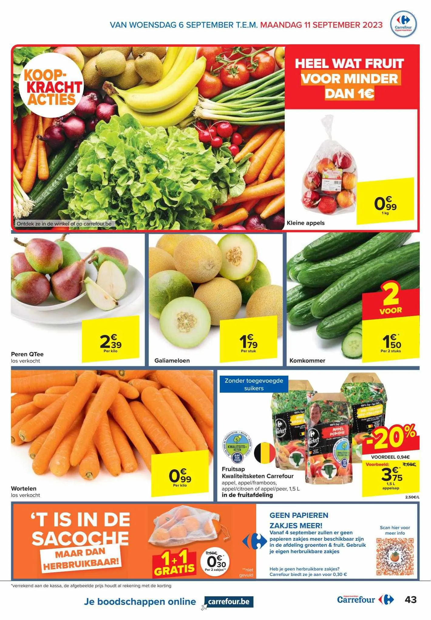 Carrefour Express Folder van 15 september tot 15 september 2023 - folder pagina 43