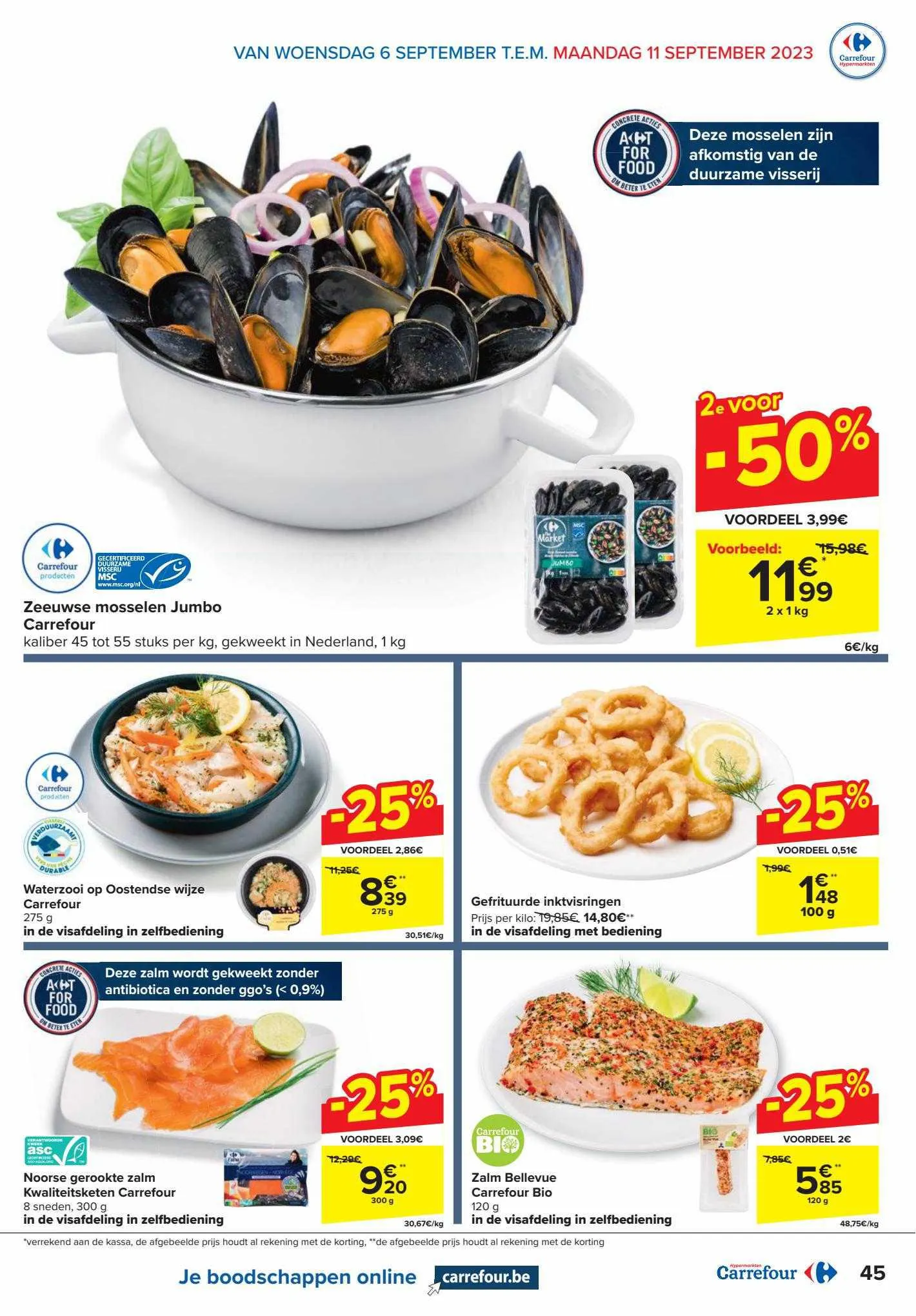 Carrefour Express Folder van 15 september tot 15 september 2023 - folder pagina 45