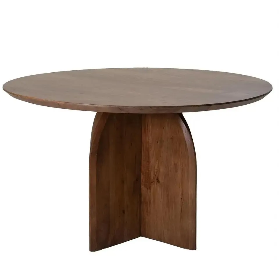 Eettafel Rond Ø130cm - Bruin Acaciahout - Danae