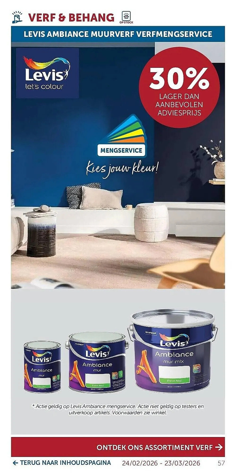 Zelfbouwmarkt folder van 24 februari tot 23 maart 2026 - folder pagina 57