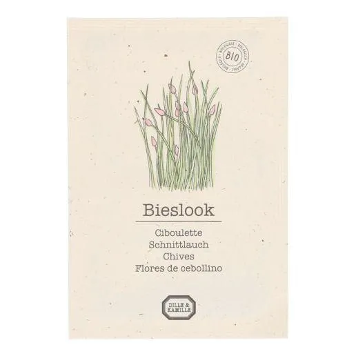Kruidenzaden, biologisch, bieslook, 0.25 g
