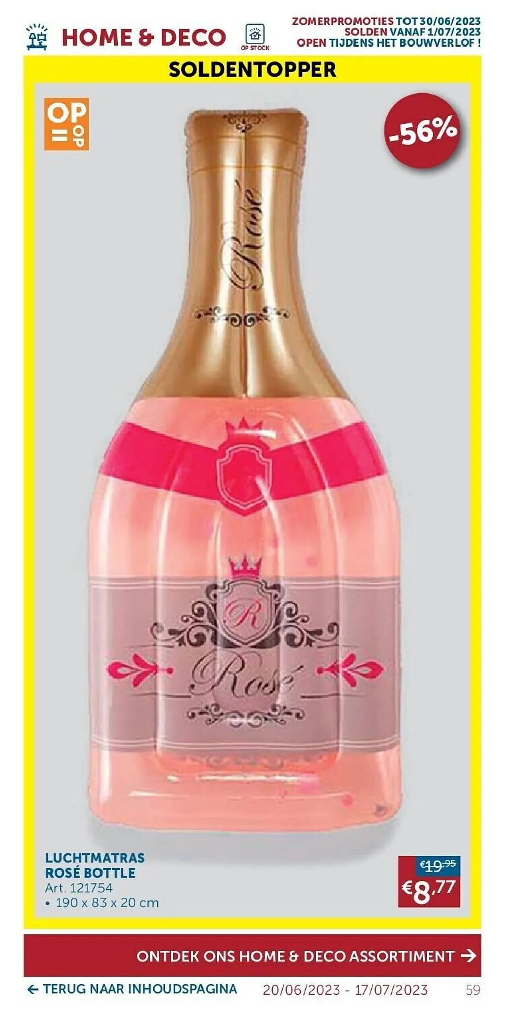 Zelfbouwmarkt folder van 20 juni tot 17 juli 2023 - folder pagina 59