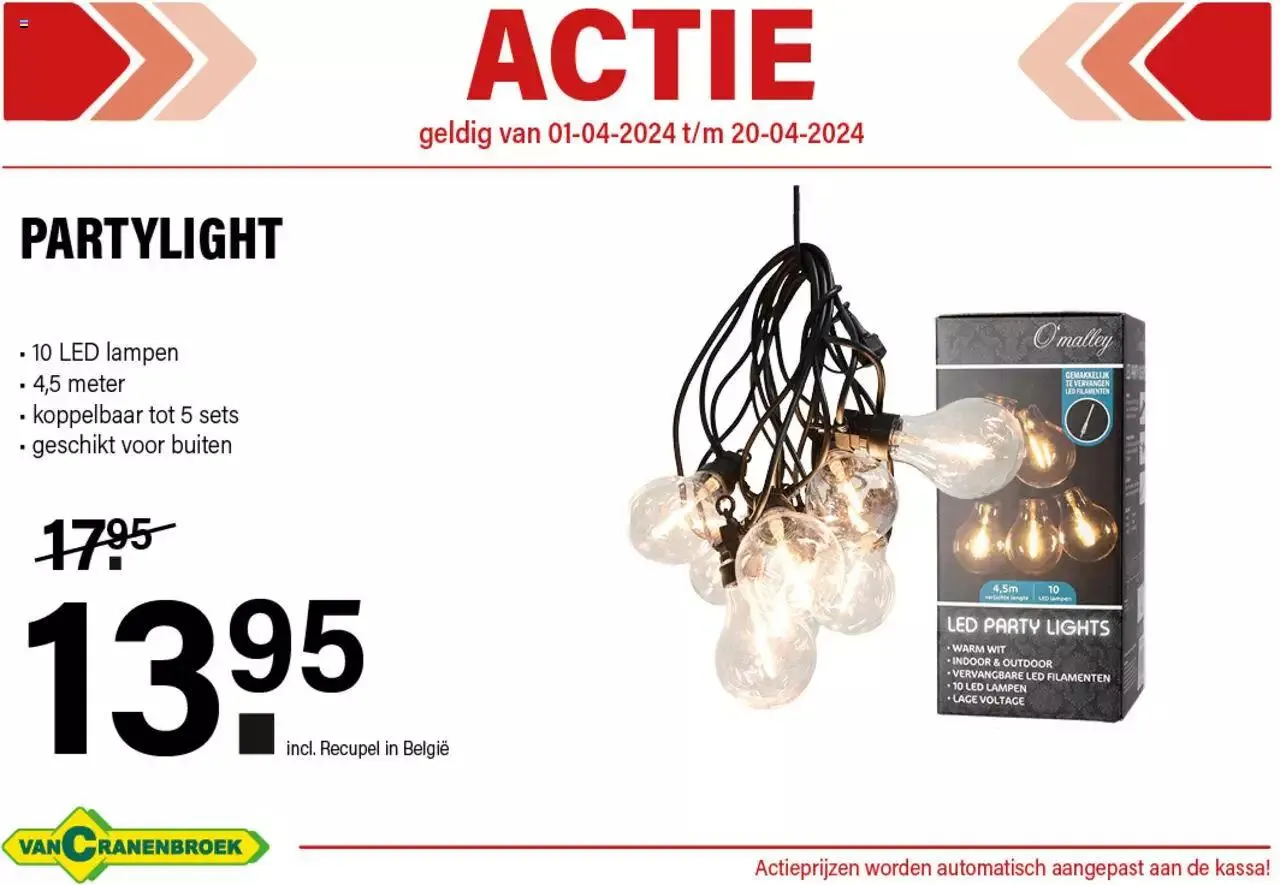 Van Cranenbroek folder / publicité van 20 april tot 7 april 2024 - folder pagina 20