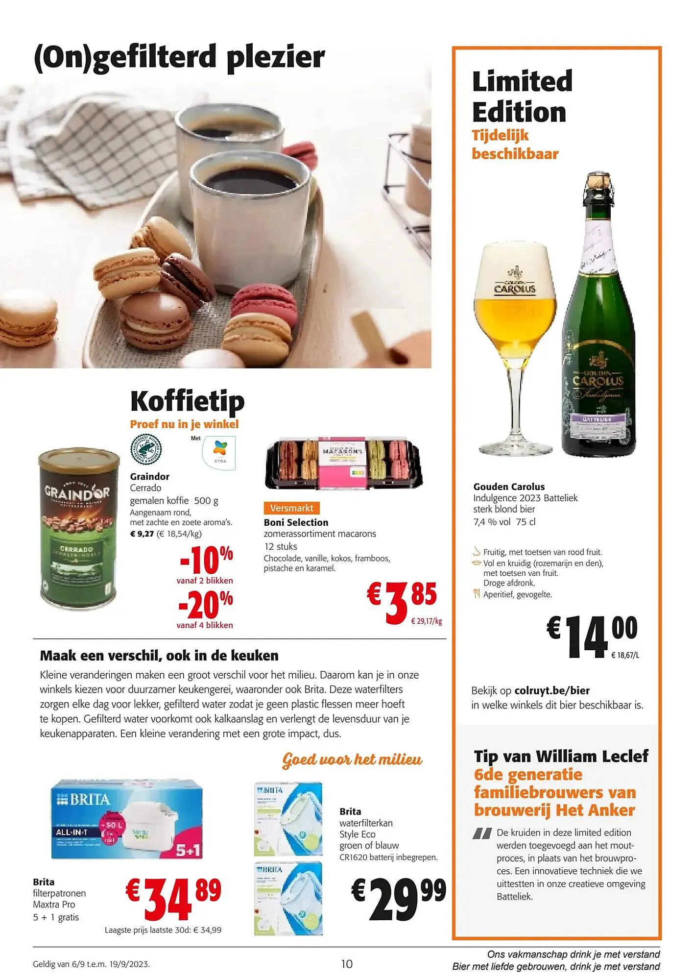 Colruyt Inspiratie folder van 6 september tot 19 september 2023 - folder pagina 10