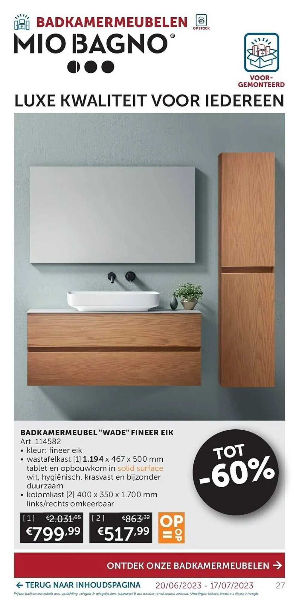 Zelfbouwmarkt folder van 20 juni tot 17 juli 2023 - folder pagina 27