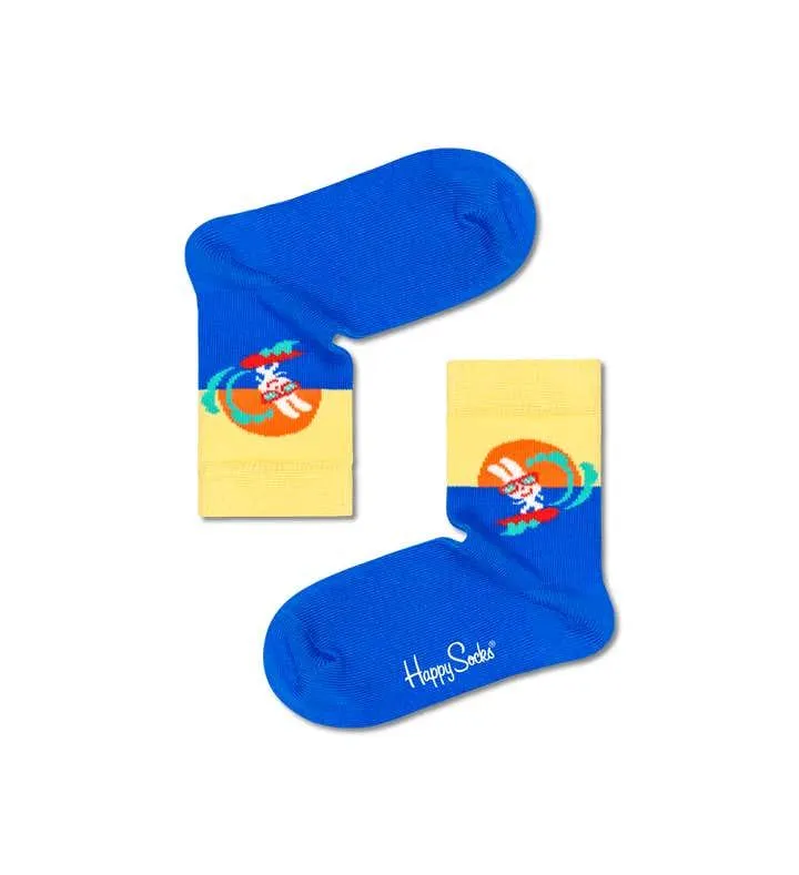Kids Surfing Bunny Sock