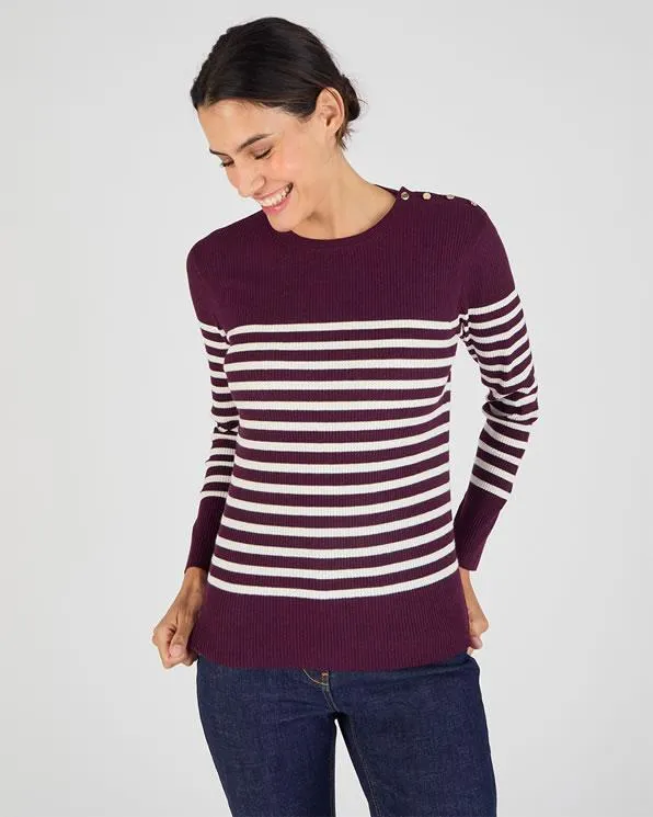 Thermolactyl gestreepte ribtrui