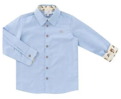 Natini Hemd Caspar cars - blue