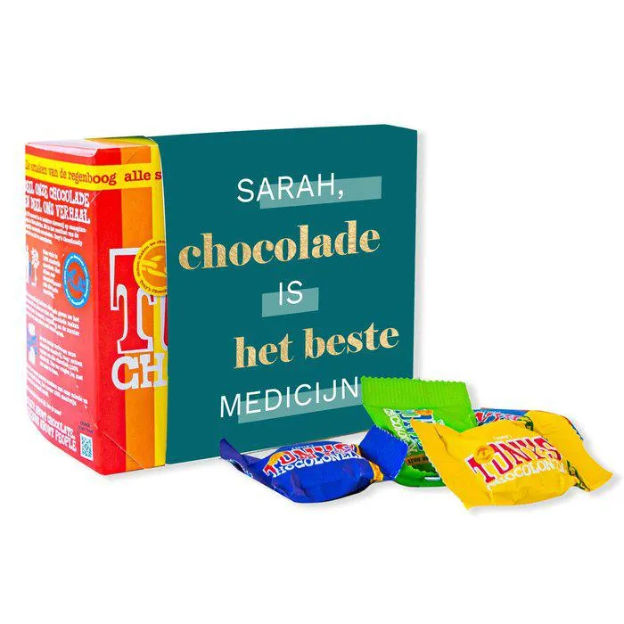 Tony's Chocolonely | Tiny Tony's | Beterschap met eigen naam | 200g
