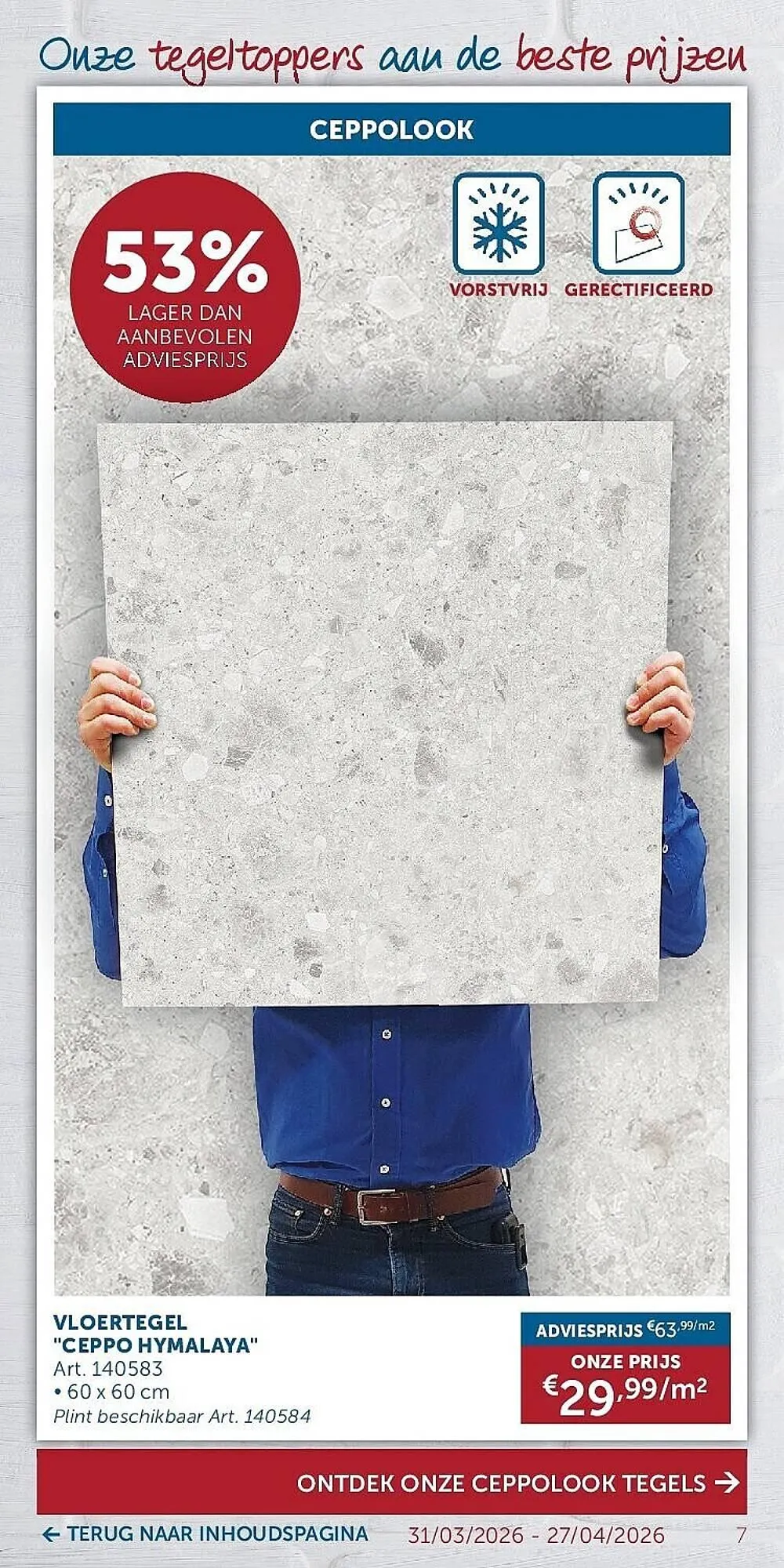 Zelfbouwmarkt folder van 31 maart tot 27 april 2026 - folder pagina 7