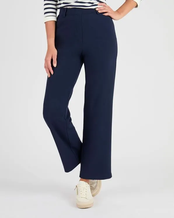 7/8e broek van crêpetricot