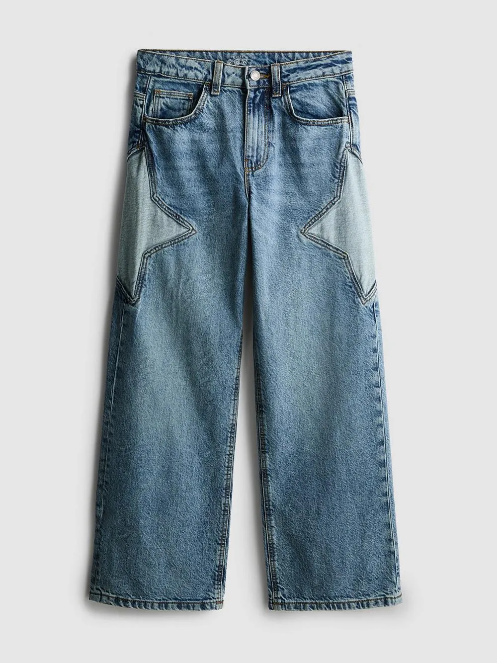 7–15 ans | Jean ample à écussons étoile